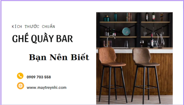 Tiêu chuẩn kích thước ghế bar phù hợp với mọi không gian 