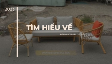 Tìm hiểu về bàn ghế cafe nhựa giả mây