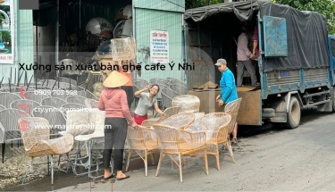 Xưởng sản xuất bàn ghế cafe Thủ Đức