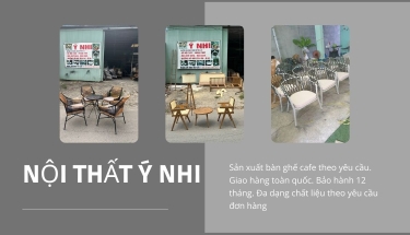 Xưởng sản xuất bàn ghế cafe TPHCM