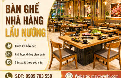 Bàn ghế nhà hàng lẩu nướng