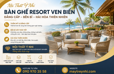 Bàn ghế resort ven biển