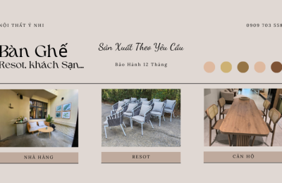 Cung cấp bàn ghế resot, khách sạn, nhà hàng...