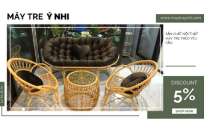 Điểm qua các xu hướng nội thất 2023 từ nguyên liệu mây tre