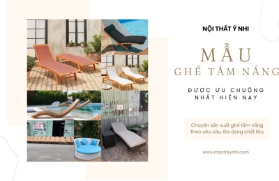 Mẫu ghế tắm nắng cao cấp được ưu chuộng nhất hiện nay