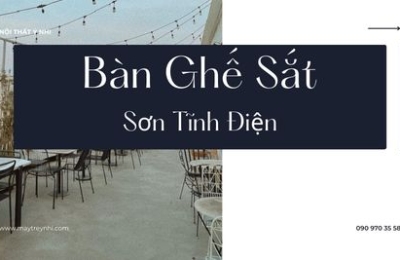 Mua bàn ghế sắt sơn tĩnh điện tại TPHCM