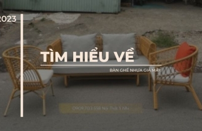Tìm hiểu về bàn ghế cafe nhựa giả mây