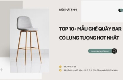 Top 10 mẫu ghế quầy bar có lưng tựa hot nhất hiện nay