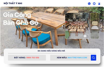 Xưởng gia công bàn ghế gỗ