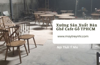 Bàn ghế cafe gỗ tphcm