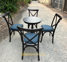 Bộ bàn ghế gỗ khách sạn cao cấp