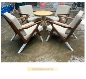 Bộ bàn ghế sofa Armchair gỗ chữ Z
