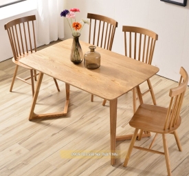 Bộ bàn ghế Twist - Gỗ cao su Bộ bàn ghế Twist - Gỗ cao su