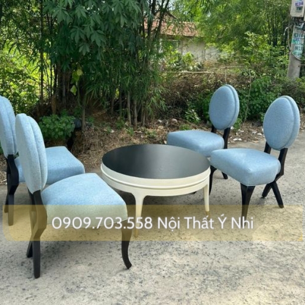 Bộ bàn ghế resot, khách sạn bọc nệm cao cấp
