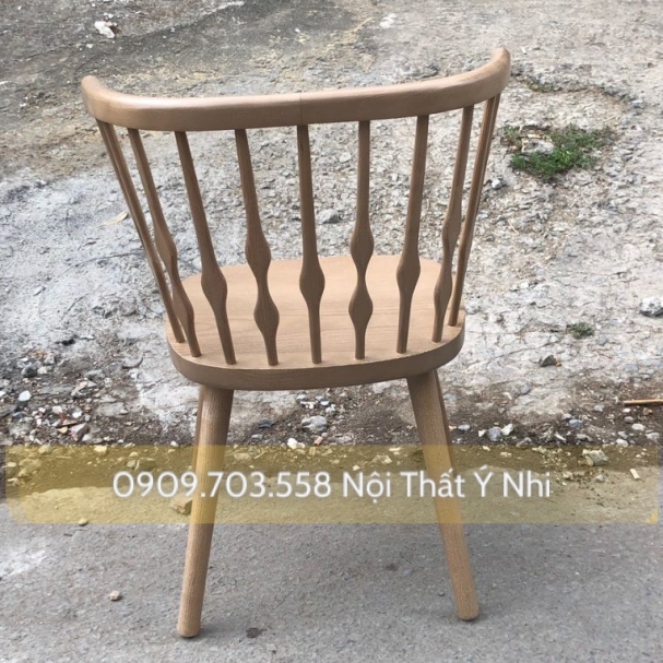 Ghế 1 1 Nan Khung Gỗ Sồi