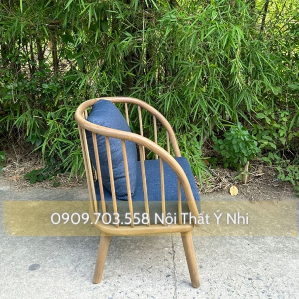 Ghế cafe gỗ đệm sofa cao cấp