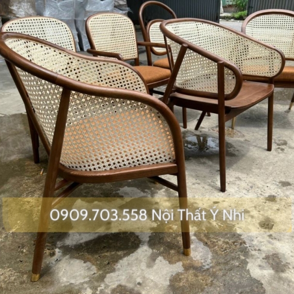 GHẾ CAFE WORMLEY GỖ ĐAN MÂY