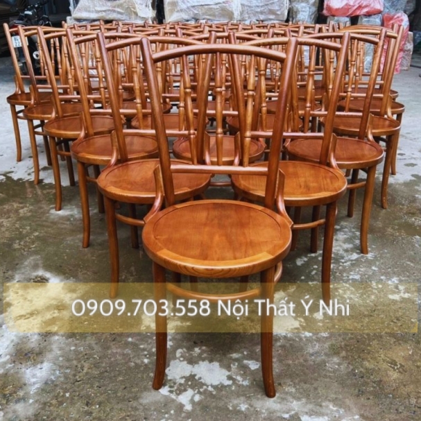 Ghế gỗ sồi nhà hàng Thonet