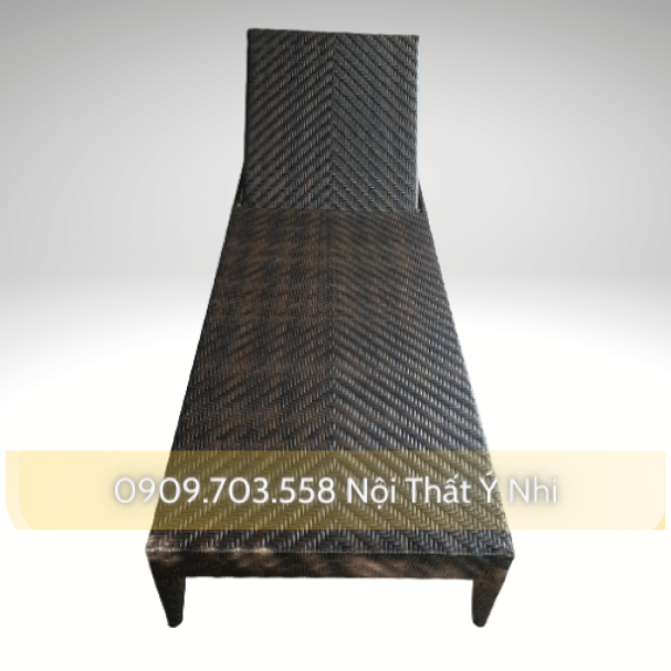 Ghế hồ bơi nhựa giả mây