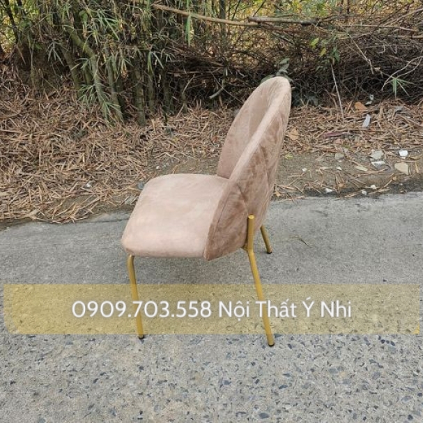 Ghế sắt bọc nệm da nhà hàng, quán ăn, resot
