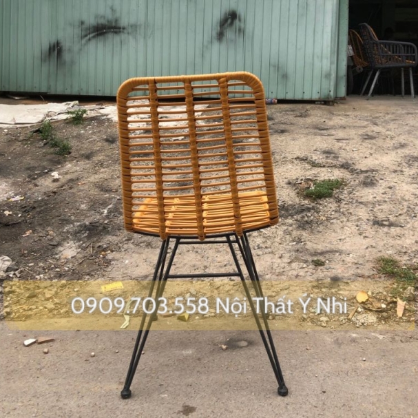 Ghế Song Mây Lưng Cao